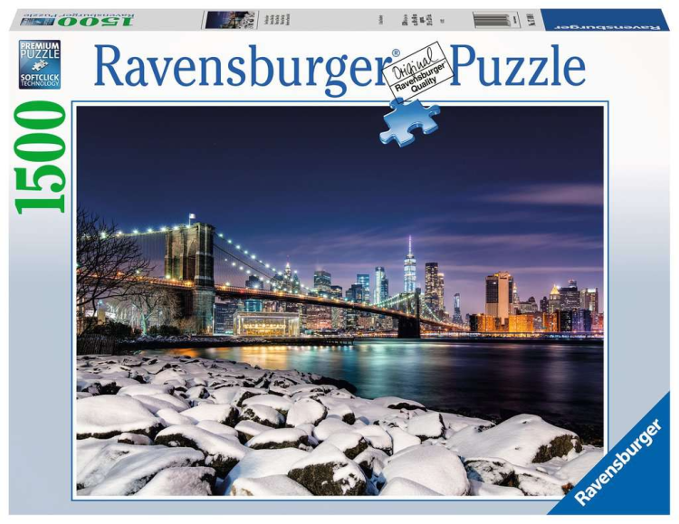Ravensburger Winter in New York Puzzel (1500 stukjes)