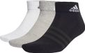 Adidas Sportswear Chaussettes de sport mi-hautes rembourrées 6 paires - Unisexe - Gris