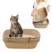 Kitty Sift Set van 6 wegwerp en duurzame kattenbakjes, schoon, gezeefd, wegwerp