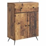 vidaXL Dressoir Oud hout 66 x 34,5 x 90 cm Bewerkt hout