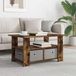 Maison Exclusive - Table basse, chêne fumé, 77 x 55 x 42 cm, fibre de bois