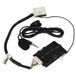 vhbw Adaptateur Bluetooth compatible avec VW Jetta 2003-2011 MFD2, Delta 7, New Phaeton, Navigation 7L6 Autoradio - Incluant microphone, câble jack + clip