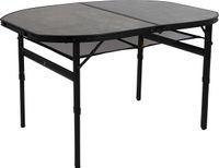 Bo-Camp - Industrial - Tafel - Northgate - Ovaal - Koffermodel - 120x80 cm