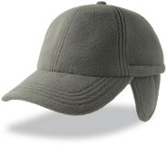 Atlantis Headwear AT690 Snow Flap Stopper-S Baseball Cap for Men - Dark Grey - One Size