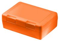 Lunchbox Dinnerbox Plus pour enfants – Sans BPA & Fabriqué en Allemagne – Lunchbox avec compartiments et fermeture à clip, lunchbox robuste pour enfants – orange tendance, en plastique PP