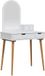 vidaXL Kaptafelset FAUSKE 3-delig Wit 76 x 50 x 143 cm