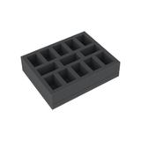 Feldherr Schuimrubberinlegplaat 125x100x30 mm voor bordspellen, met 13 compartimenten