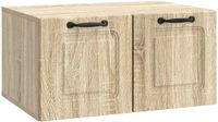 vidaXL Wandmontage TV-kast Sonoma Eiken 59,5 x 41 x 30 cm Bewerkt hout