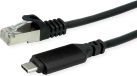 ROLINE USB-C naar Gigabit Ethernet-converterkabel, zwart, 3 m