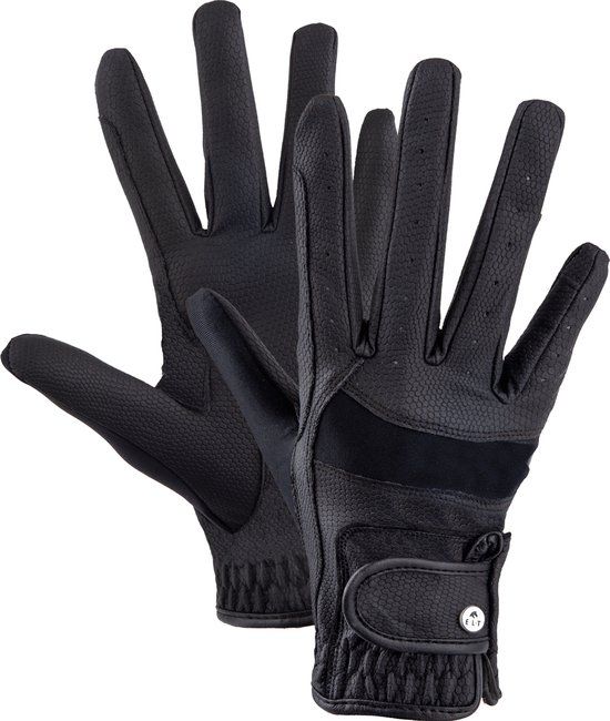 Magnetize Riding Glove - Black - Horse