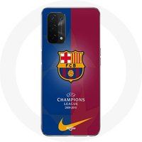 Maniacase Etui Oppo A54 5G barcelona fc real madrid champions league