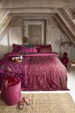 Pip Studio Flora Bangalore dekbedovertrek - Lits-Jumeaux XL - 260 x 200/220 cm - Donker roze