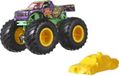 Hot Wheels Monster Truck, willekeurig model, schaal 1:64, met grote wielen, geschikt voor kinderen vanaf 3 jaar