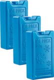Plasticforte 250 grams koelelementen - 6x stuks - 13 x 7 x 3 cm - blauw - kunststof