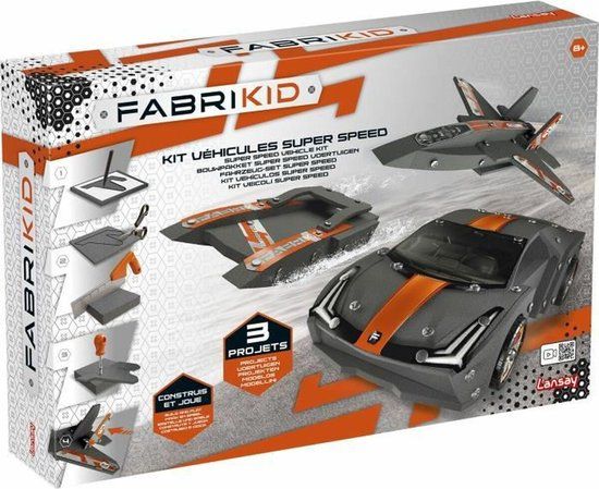 Lansay Fabrikid Bouwvoertuigen + 8 Jaar 3 Modellen