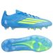 adidas F50 Elite Ag Ice Cold Precision - Lucid Ray Blue/jaune/light Utility Aqua - Herbe Synthétique (Ag), pointure 48