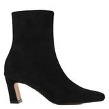 Steve Madden suède enkellaarzen met hak - zwart