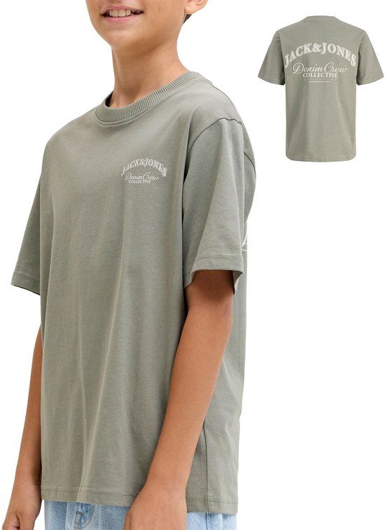 JACK&JONES Brandes Backprint Relaxed Shirt Junior - Maat 140
