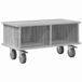 vidaXL Meuble TV 68,5 x 35 x 35 cm gris bois d'ingénierie Sonoma