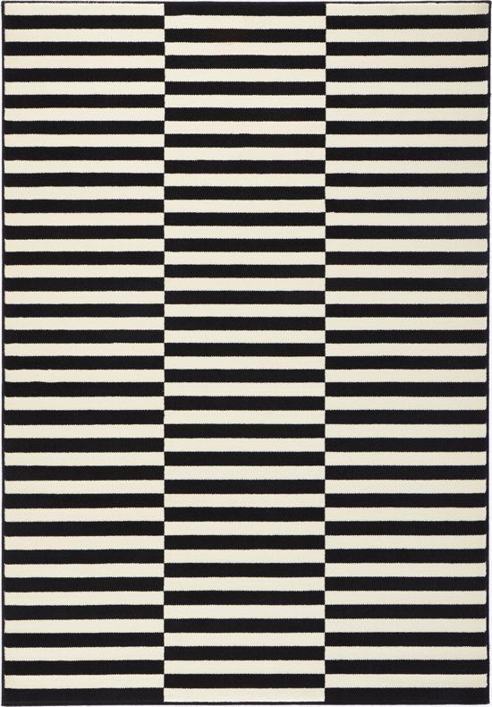 Hanse Home Vloerkleed panel 120x170cm zwart creme