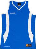 Spalding Jam Basketbalshirt Dames - Royal / Wit | Maat: M