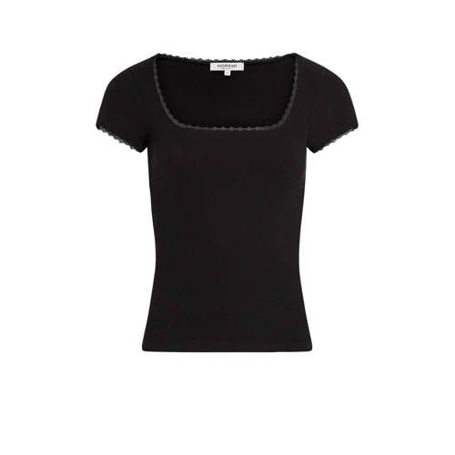 Morgan Ribbed Top - Black