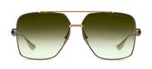Dita Grand-emperik Sun Lunettes de Soleil Unisexe Ruthénium Pilote Vert 61mm