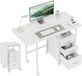 Homcom Bureau 105x51x75,5cm MDF Wit