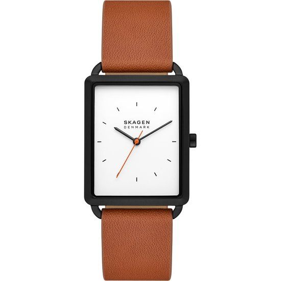 Skagen Hagen SKW6929 Heren Horloge - 32.5 mm - Bruin Leer