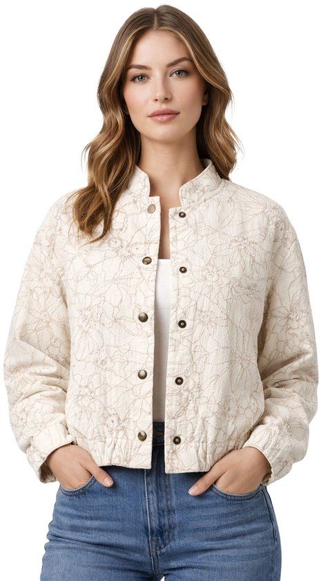 Elvira E1 26-028 Bomber Aurora - Women - Size 44 - Cotton - Spring/Summer - Casual