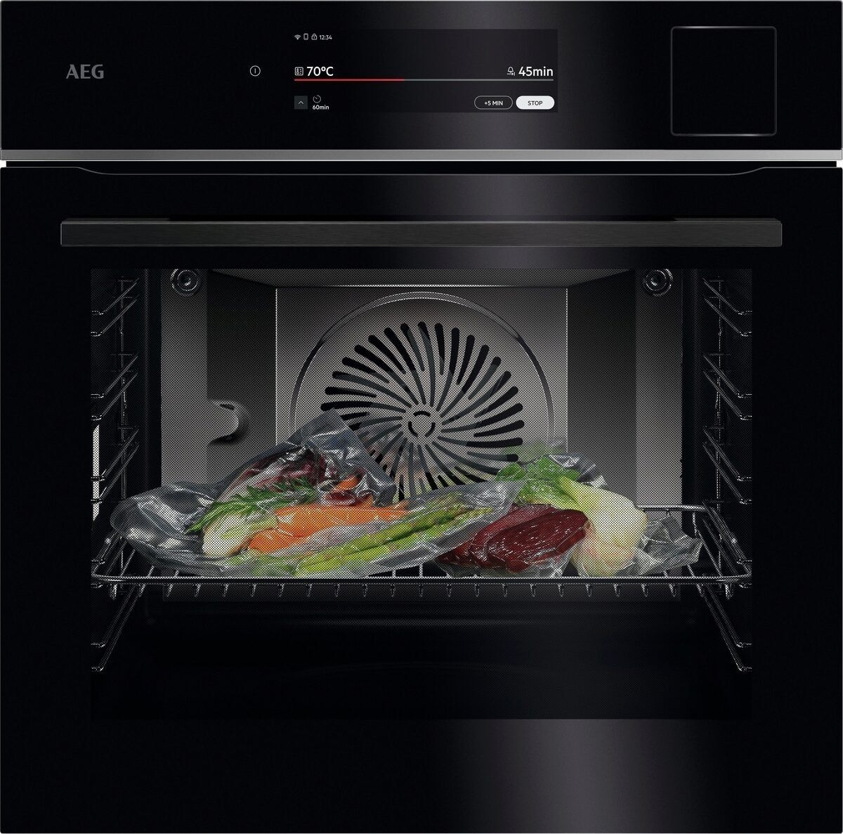 AEG Series 9000 TP9SB831AB - Oven - 70 l - 3500 W - Zwart
