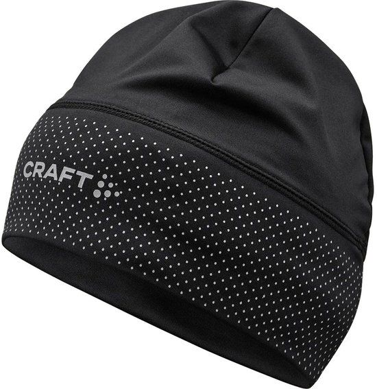 Craft Lumen Fleece 2 Trainingsmuts - Zwart | Maat: S/M