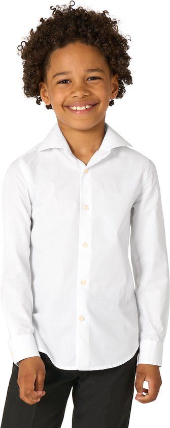 OppoSuits White Knight Jongens Overhemd Wit Maat 122/128
