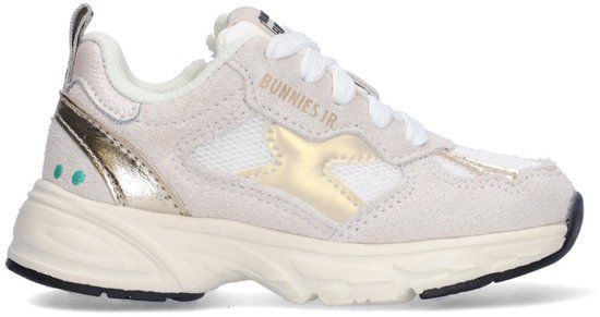 BunniesJR 226060-994 Meisjes Lage Sneakers - Beige - Leer - Veters