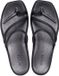 Crocs Miami teenlus sandalen dames Zwart Synthetisch Platte sandalen