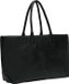 LIEBESKIND BERLIN Leren Shopper Schoudertas Seasonal Noos Sheep Natural Chelsea Black Zwart