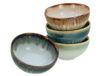 CreaTable, 21724, Serie Cascade Bowls Mix, 4-delige serviesset, sojakommen van aardewerk