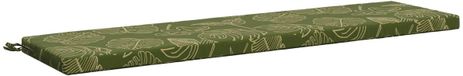 vidaXL - Coussin de banc - SOEST - 100% Polyester - Design Feuille - 150 x 40 x 5 cm