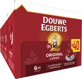 Douwe Egberts Lungo Original Koffiecups - Intensiteit 6/12 - 5 x 40 capsules