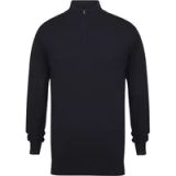 Henbury pull zippé marine S