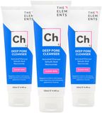 The Elements Clear Skin Deep Pore Cleanser - 3 x 125 ml - Voordeelverpakking
