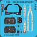 Eduard Modelbouwdecoratie - 3DL32050 SP - Set d'accessoires pour North American P-51B - Photo-etch