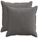 vidaXL - Kussensloop - 2 stuks - Donkergrijs - 60 x 60 cm