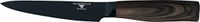 Rockingham Forge Forester Series 5” utility mes - Zwart oxide gecoat roestvrijstalen lemmet Ergonomisch houten handvat Multifunctioneel spiekmes, RF-6181P