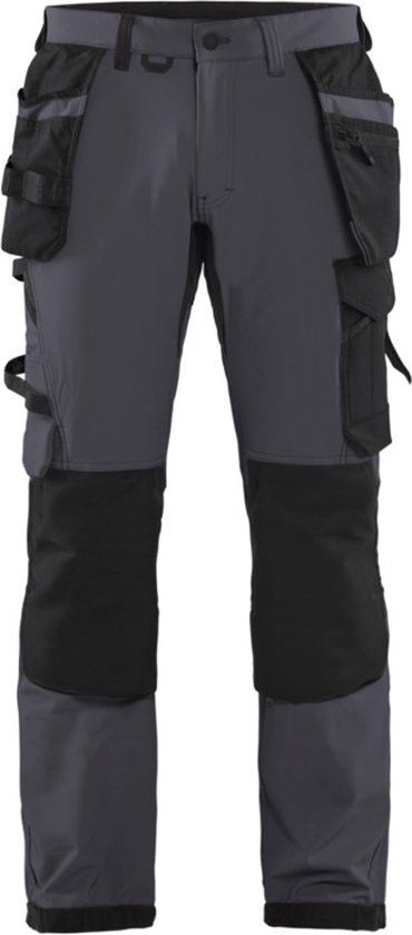 Blåkläder Werkbroek met 4-weg stretch 1522-1645 - Medium Grijs/Zwart - D104