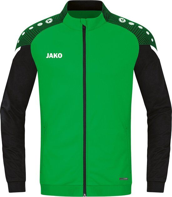 JAKO Performance Kinder Polyester Jas - Zachtgroen/Zwart Maat 140 - Unisex