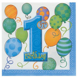 Party Servetten Papier Meerkleurig 33x33cm - 16 stuks