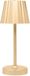 HOME DECO FACTORY Portable tafellamp LED - goud - touch - 26 cm - batterij - binnen / buiten