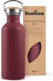 Bambaw® Waterfles 1 liter - Rood