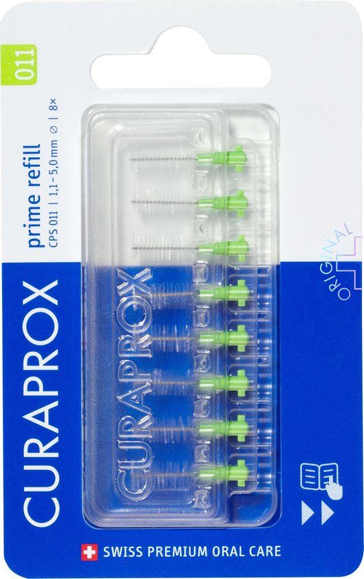 Curaprox Prime Refill 011 - 5.0mm - 8 Pieces